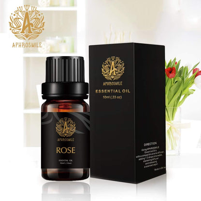 Aromatherapy Essential Oils Set, 100% Pure & Therapeutic Grade Essential Oils Rose Scent Set for Diffuser, Humidifier, Massage, Skin Care, Rose Aromatherapy Essential Oils Fragrance Oils Set 2 * 10Ml