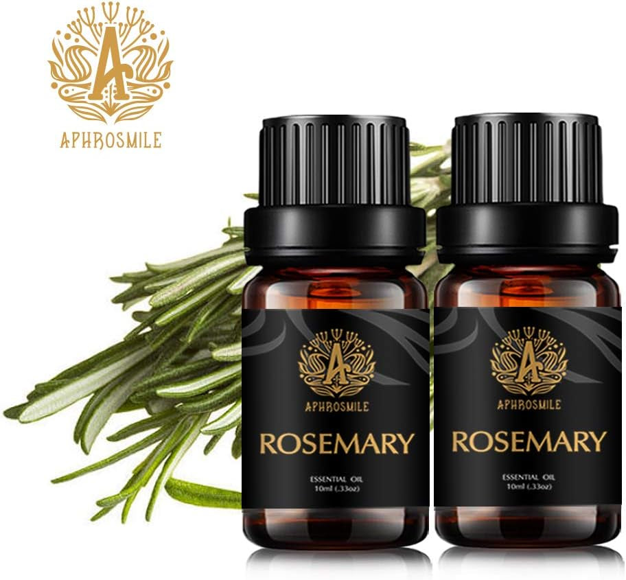Aromatherapy Essential Oils Set, 100% Pure & Therapeutic Grade Rosemary Essential Oils Scent Kit, 2 * 10Ml Rosemary Aromatherapy Essential Oils Fragrance Oils Sets for Diffuser, Humidifier, Massage