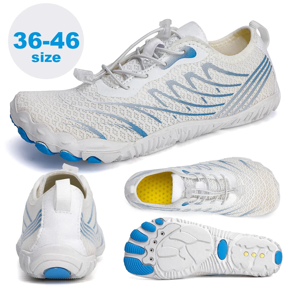 Grounding Shoes with Copper Grounded Footwear Non Slip Breathable Aqua Shoes Quick-Dry Lightweight Barefoot Shoes for Men Women
