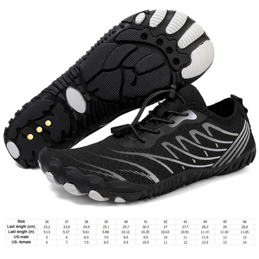Grounding Shoes with Copper Grounded Footwear Non Slip Breathable Aqua Shoes Quick-Dry Lightweight Barefoot Shoes for Men Women