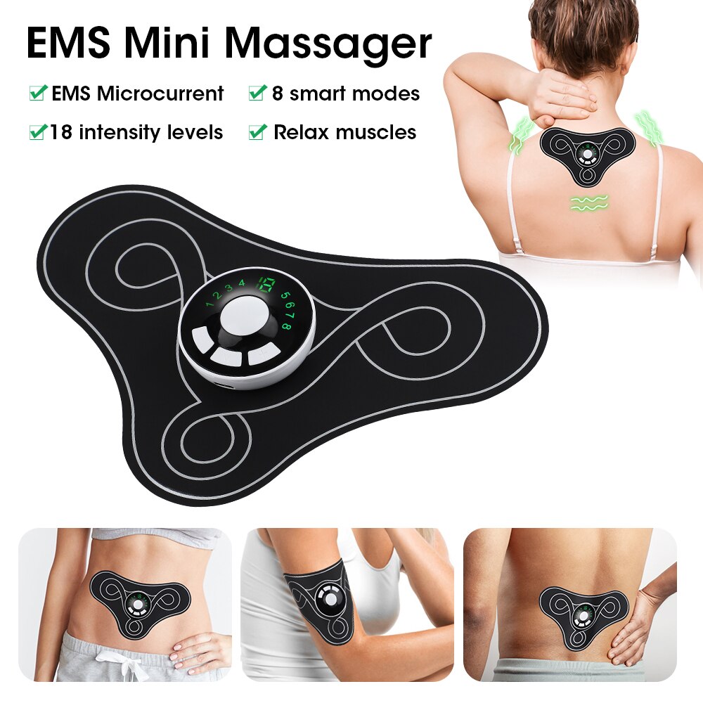 EMS Electric Massager Stimulator Pain Relief Neck Back Leg Health Care
