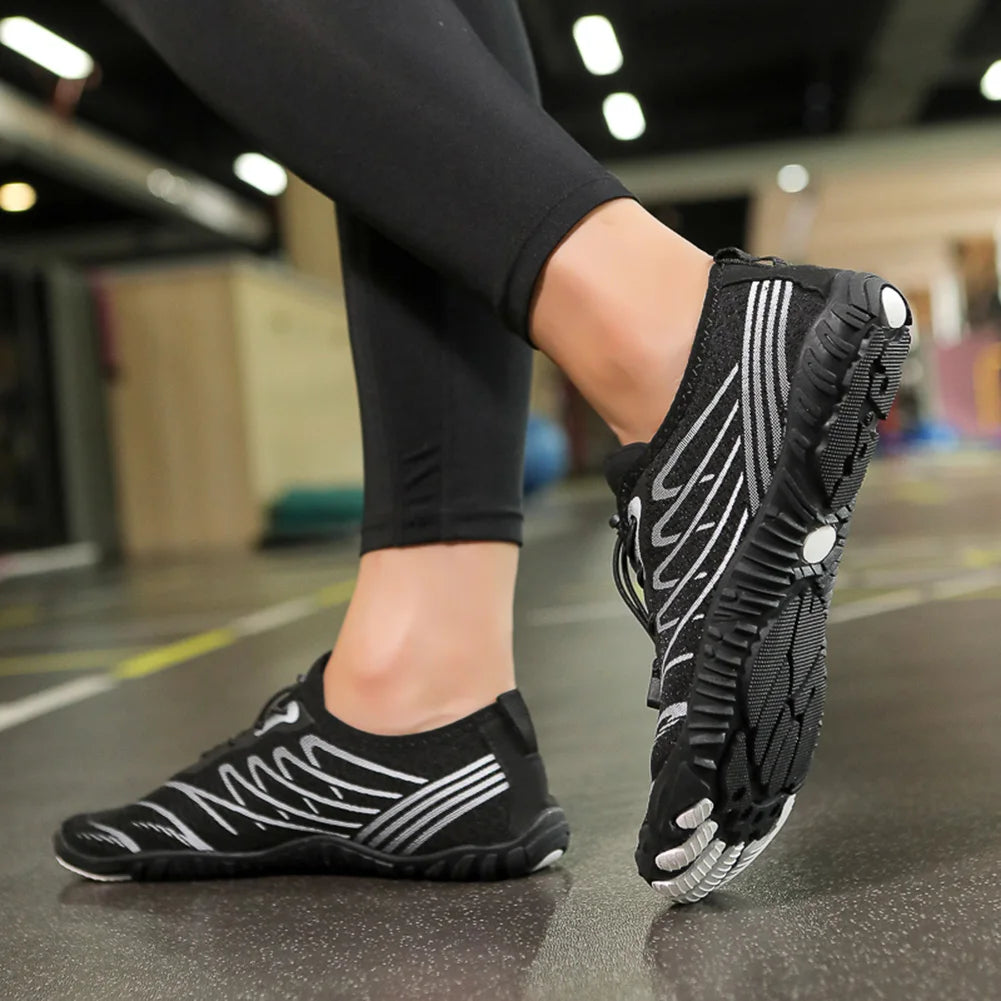 Grounding Shoes with Copper Grounded Footwear Non Slip Breathable Aqua Shoes Quick-Dry Lightweight Barefoot Shoes for Men Women